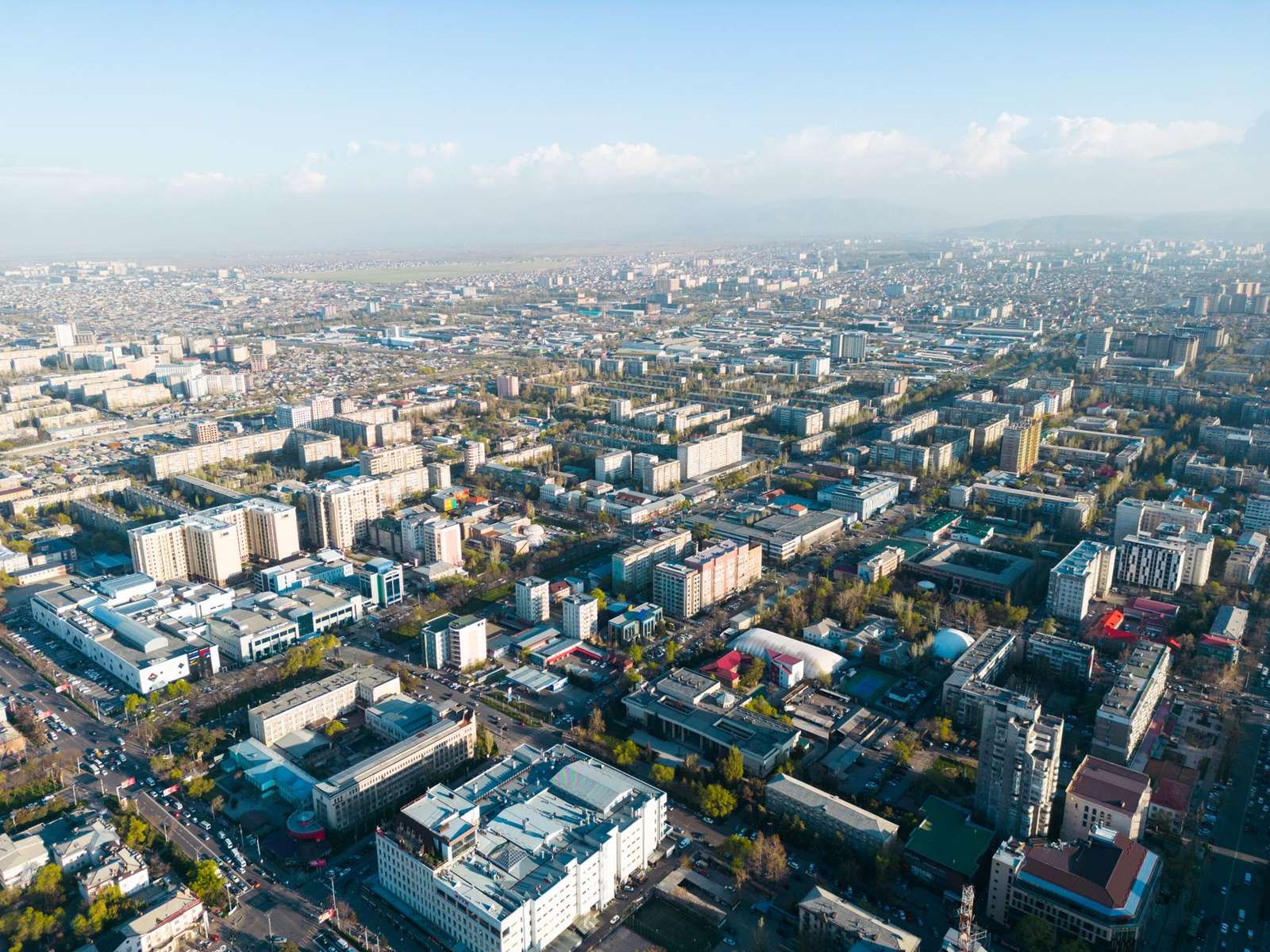 نمایی از شهر بیشکک پایتخت قرقیزستان