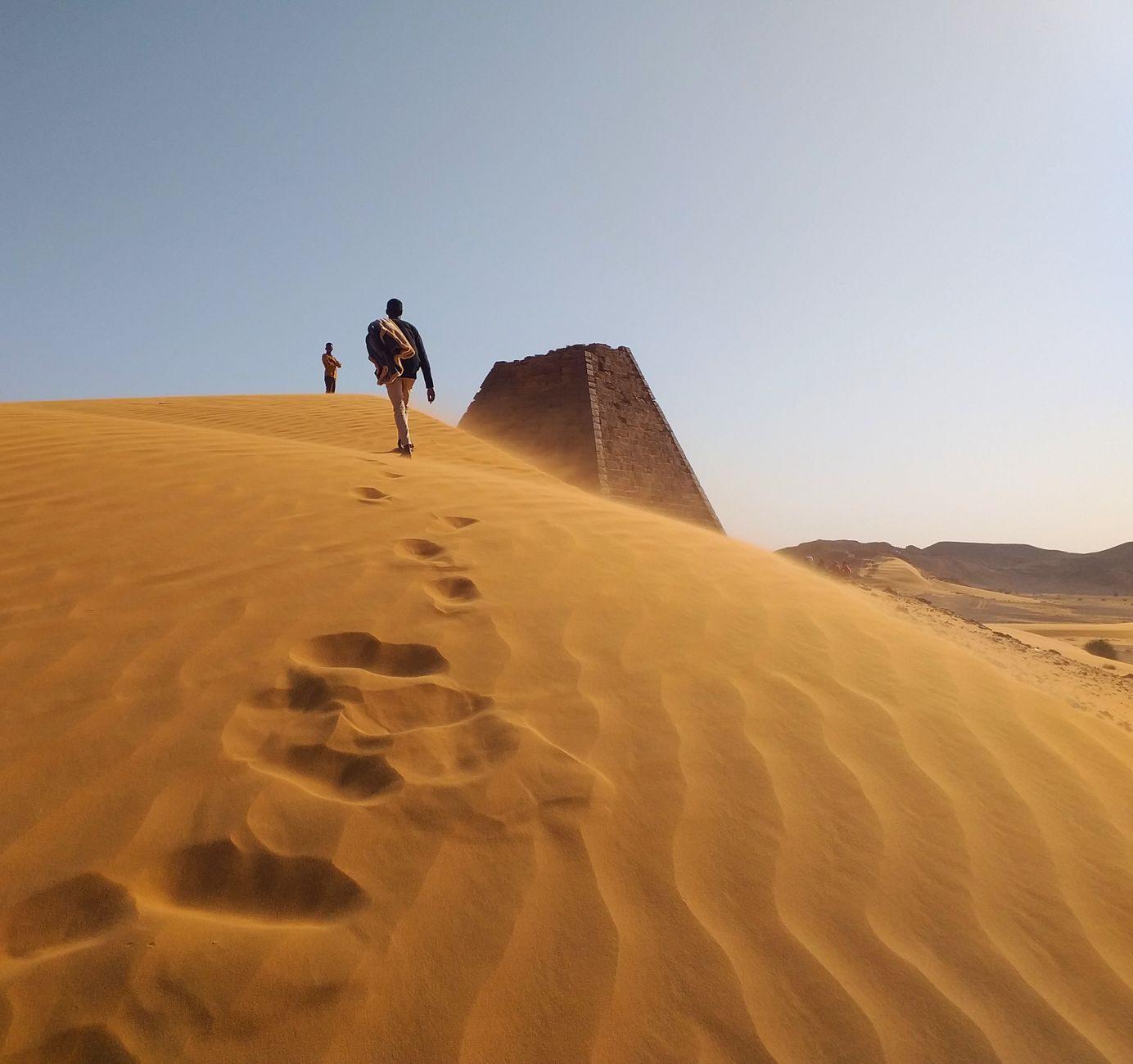 آب و هوا و طبیعت بیابانی سودان شمالی در فصل زمستان